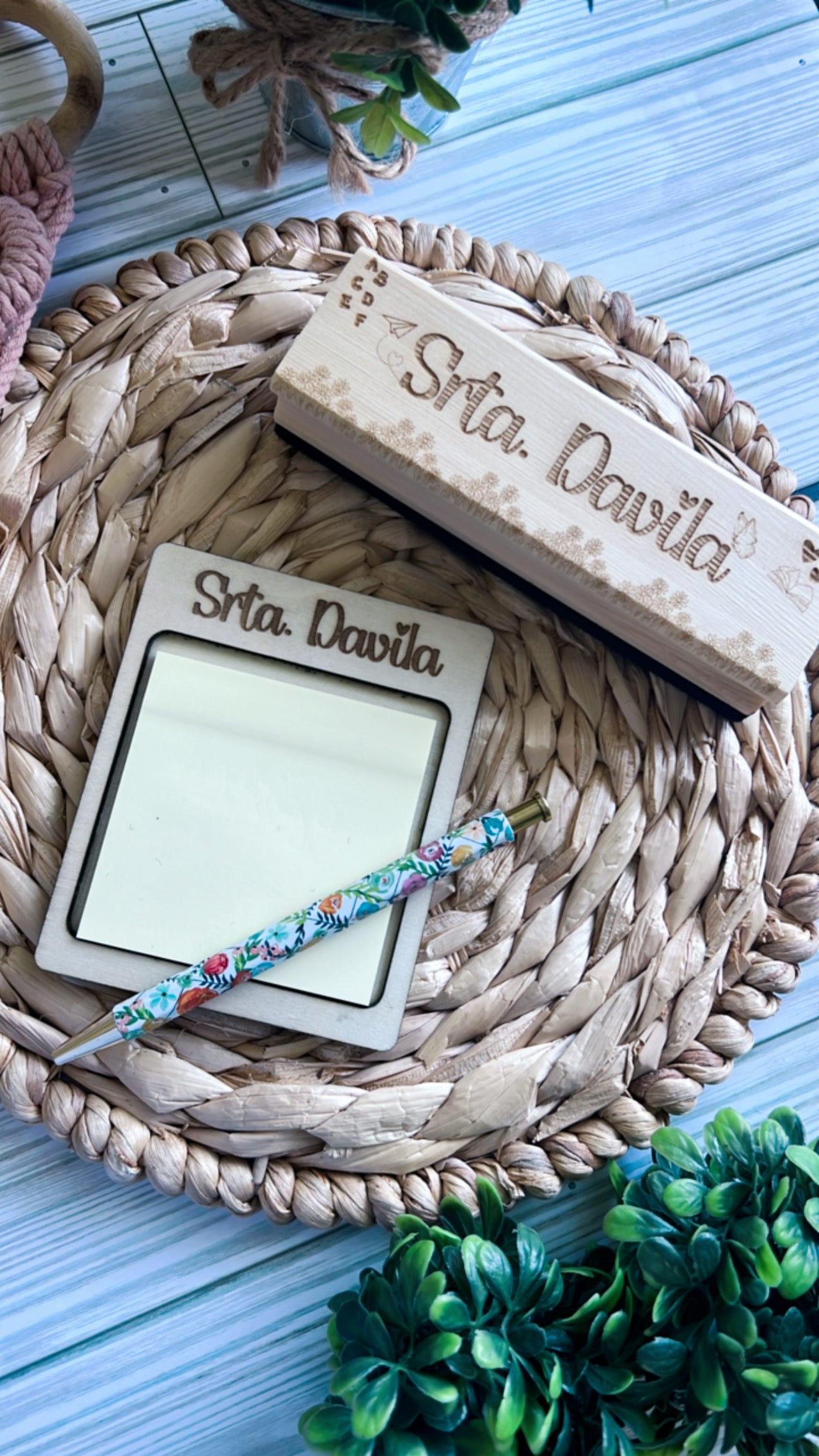 Wood Sticky Notes